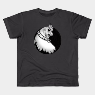 Cool Chicken Ink Illustration Kids T-Shirt